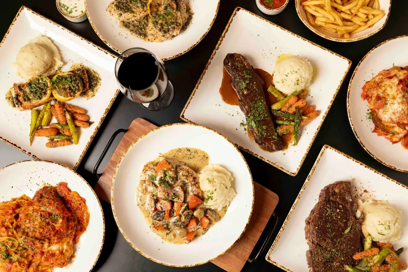 Handmade Italian pasta and wood-fired pizza served at Mamma Mia